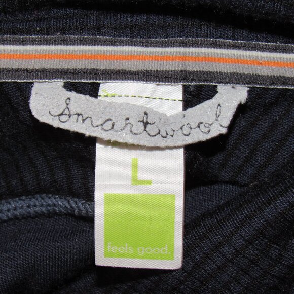 Smartwool Blue 1/2 Zip Merino Wool Baselayer Thermal Men's L Large - Picture 8 of 8